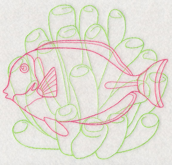 Underwater Surgeonfish Medallion 2