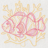Underwater Clownfish Medallion