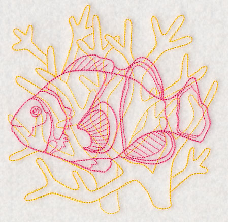 Underwater Clownfish Medallion