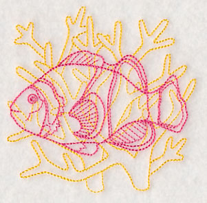 Underwater Clownfish Medallion