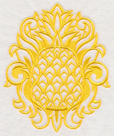 Summertime Damask Pineapple