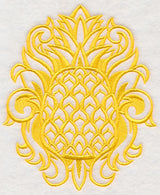 Summertime Damask Pineapple