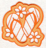 Summer Flip Flops (Embossed)