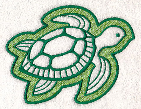 Sea Turtle (Embossed)