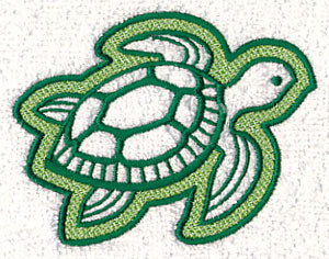 Sea Turtle (Embossed)