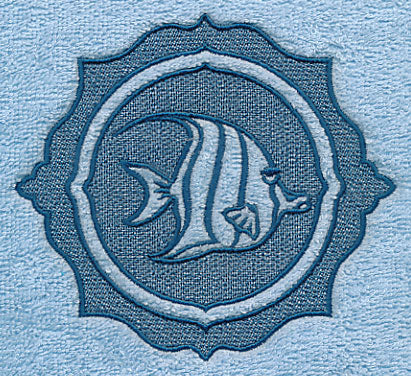 Fish Medallion (Embossed)
