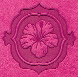 Hibiscus Medallion (Embossed)