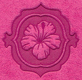 Hibiscus Medallion (Embossed)