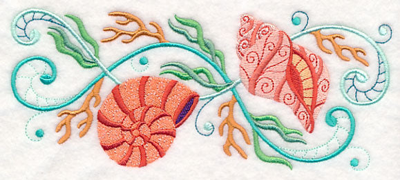 Seashell Potpourri Border
