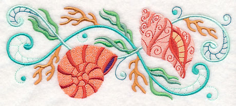 Seashell Potpourri Border