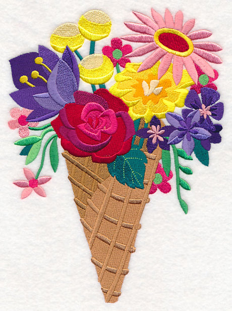 Blooming Ice Cream Cone