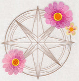 Nautical Compass Etching