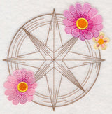 Nautical Compass Etching