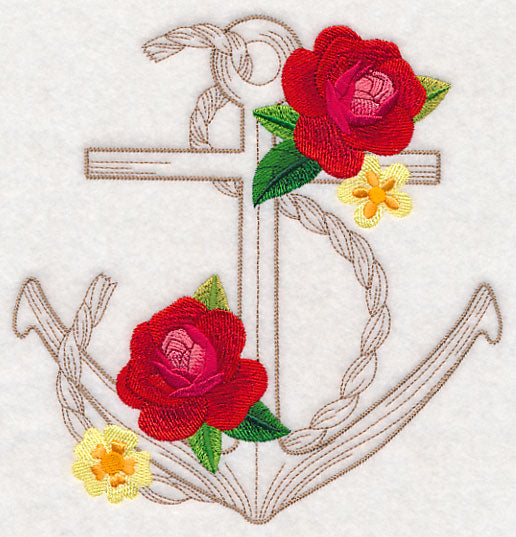 Nautical Anchor Etching