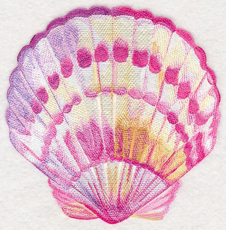 Scallop Shell in Watercolor