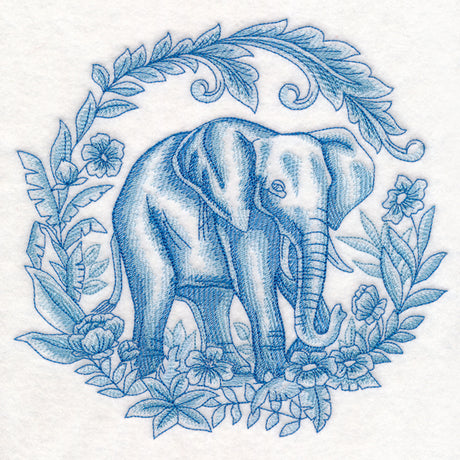 Delft Blue Safari - Elephant