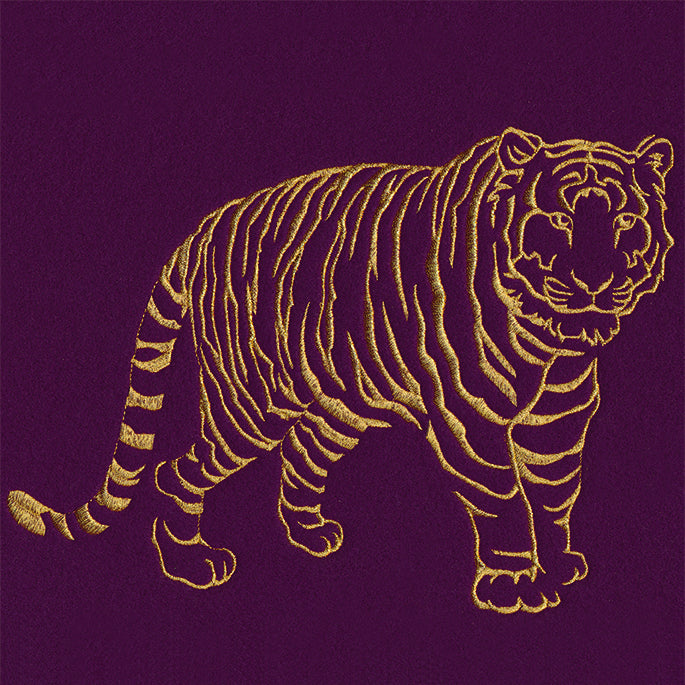 Elegant Tiger (Goldwork)