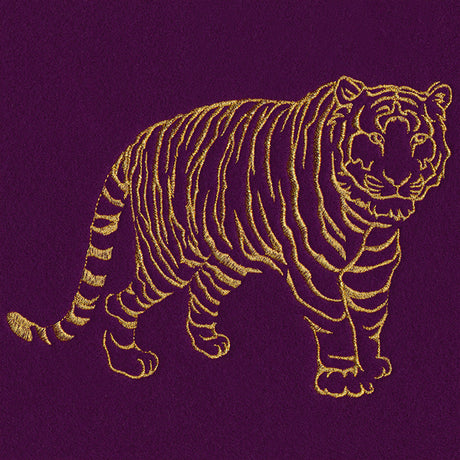 Elegant Tiger (Goldwork)