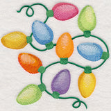 Christmas Lights in Watercolor