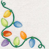 Christmas Lights in Watercolor Corner