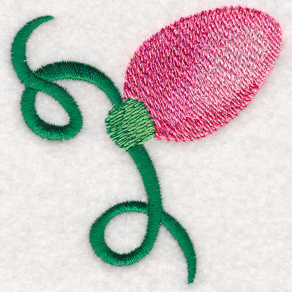 Christmas Light Bulb in Watercolor