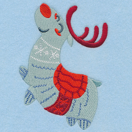 Cute Scandinavian Christmas - Rudolph