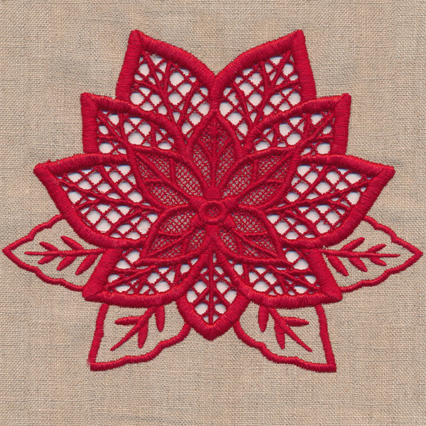 Christmas Poinsettia (Cutwork)