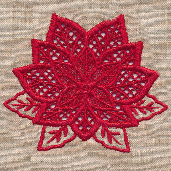Christmas Poinsettia (Cutwork)