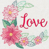 Colors of Christmas Wreath - Love