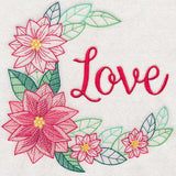 Colors of Christmas Wreath - Love