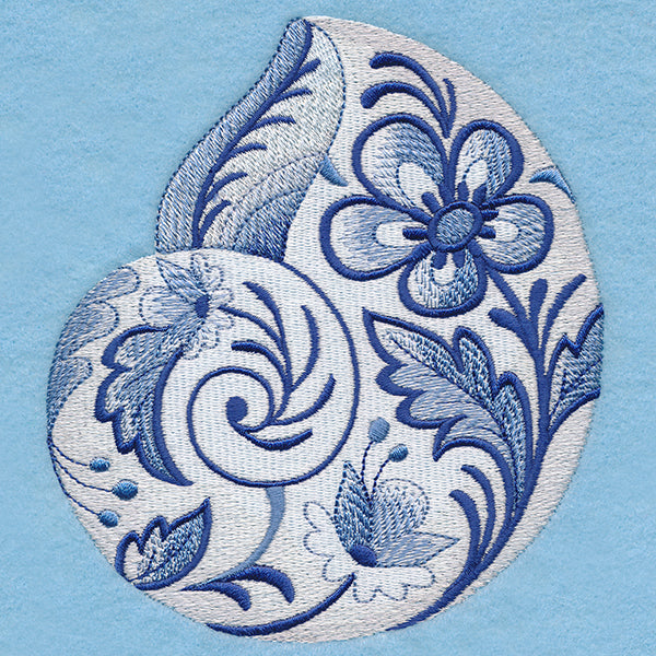 Delft Blue Seashell