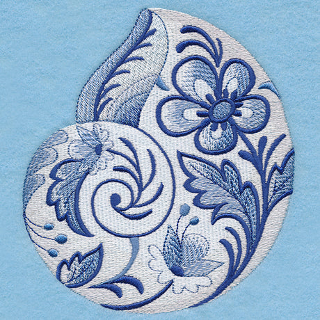 Delft Blue Seashell