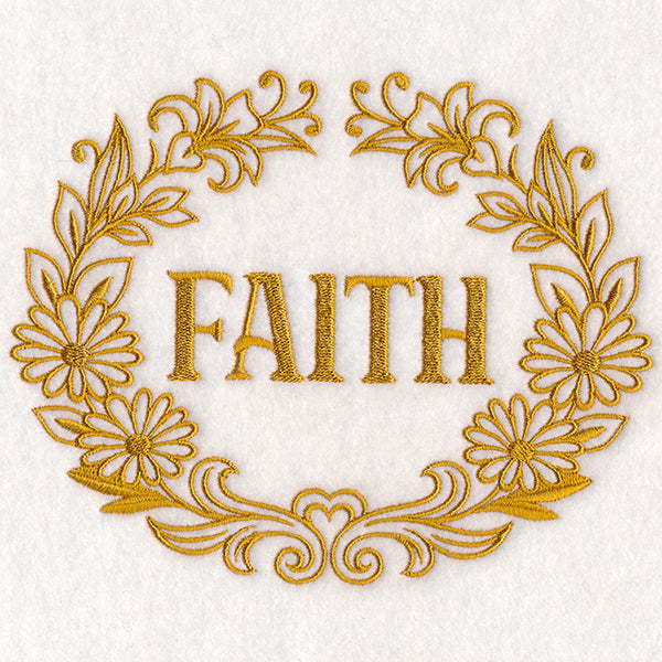 Faith Medallion (Goldwork)