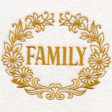 Family Medallion (Goldwork)