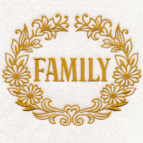 Family Medallion (Goldwork)