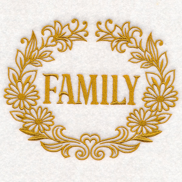 Family Medallion (Goldwork)