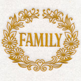 Family Medallion (Goldwork)