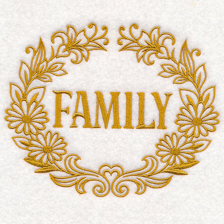 Family Medallion (Goldwork)