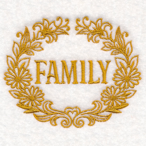 Family Medallion (Goldwork)