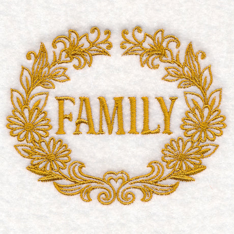 Family Medallion (Goldwork)