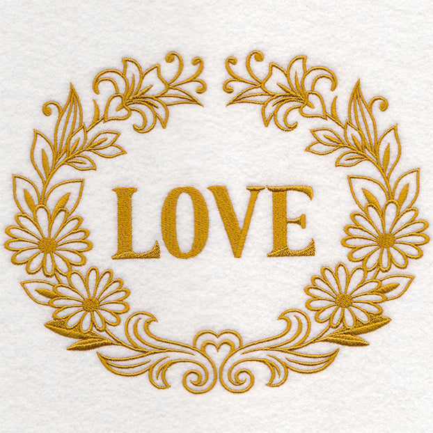 Love Medallion (Goldwork)