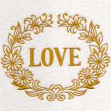 Love Medallion (Goldwork)