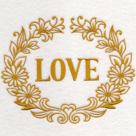 Love Medallion (Goldwork)