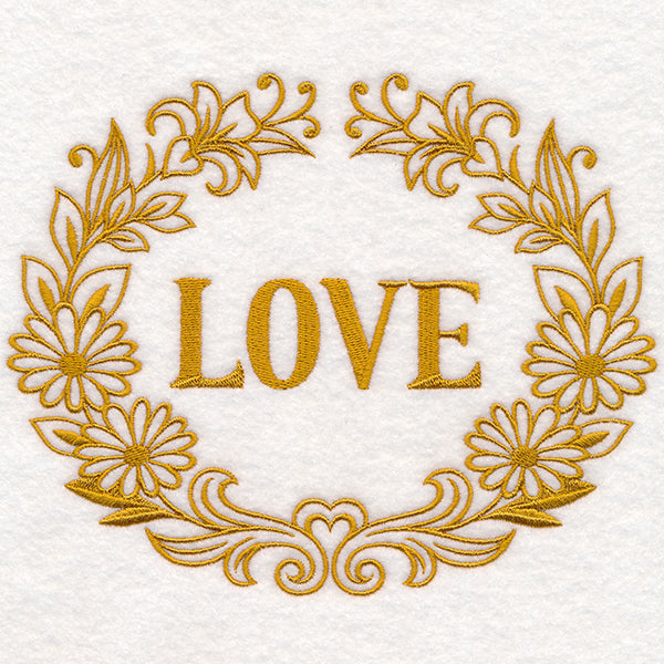 Love Medallion (Goldwork)