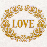 Love Medallion (Goldwork)
