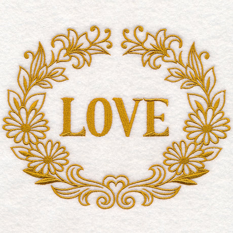 Love Medallion (Goldwork)