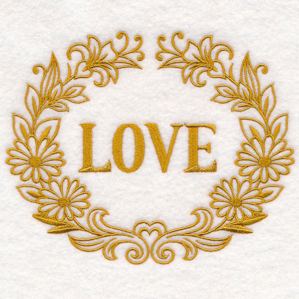 Love Medallion (Goldwork)