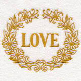 Love Medallion (Goldwork)