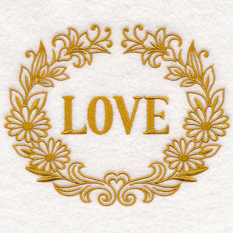 Love Medallion (Goldwork)