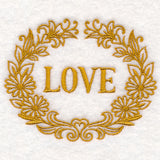 Love Medallion (Goldwork)